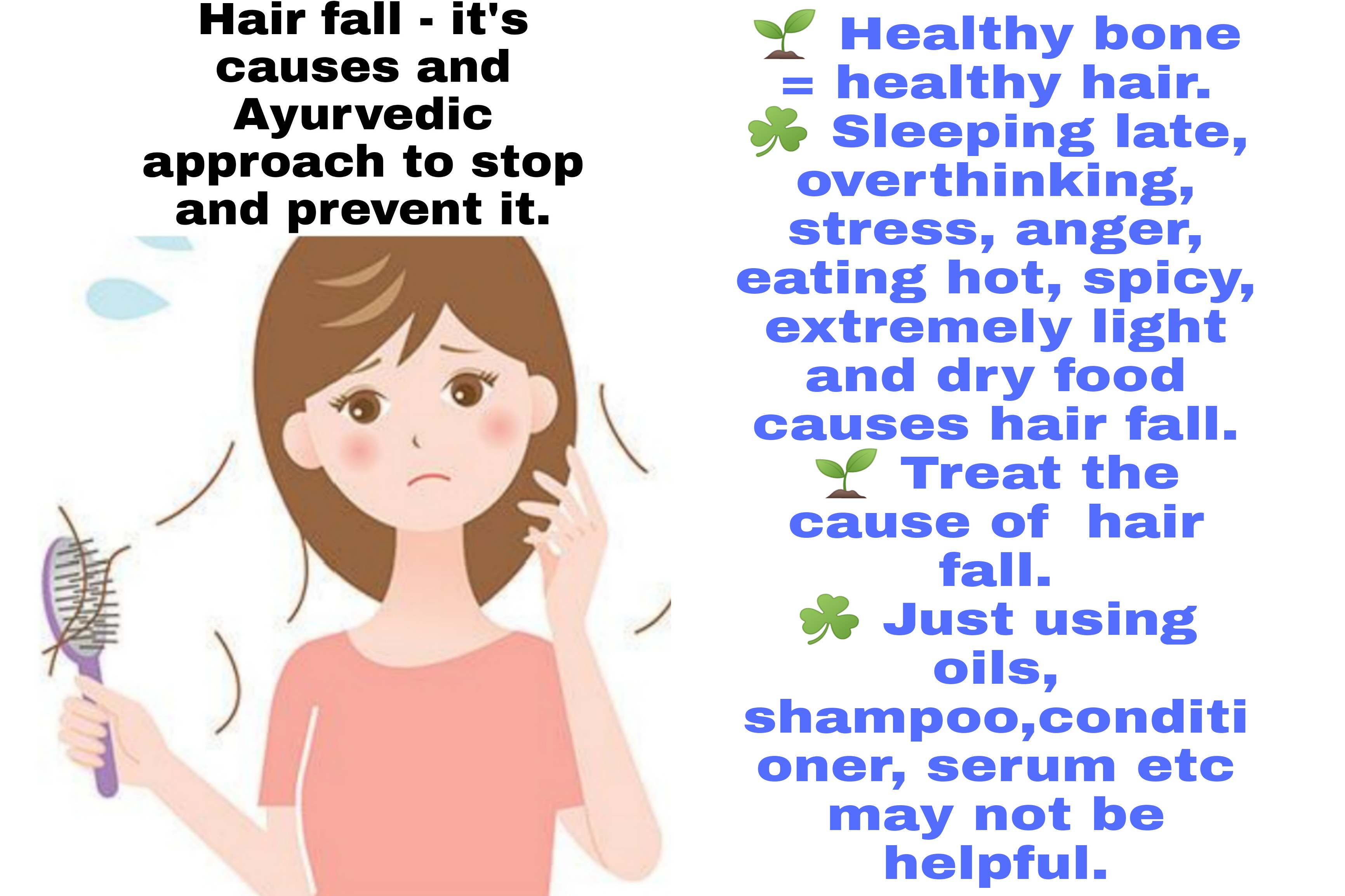 Hair fall – it's causes and Ayurvedic approach to stop and prevent it. –  Amritam Ayurveda